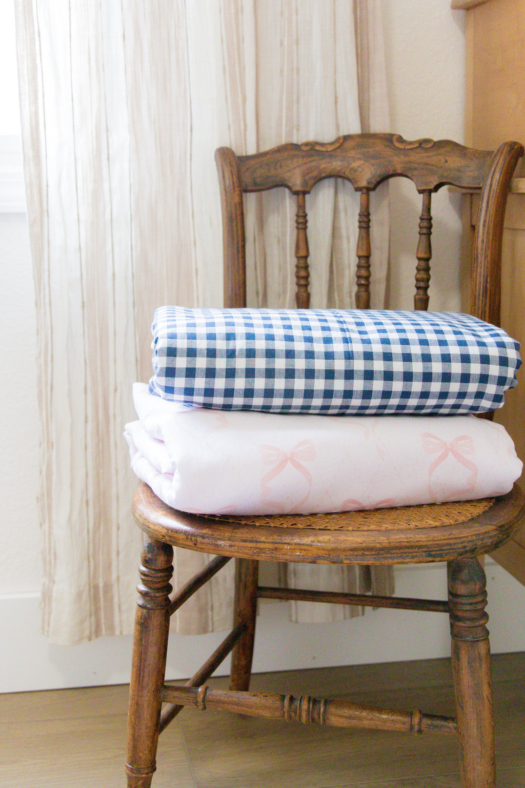 Ribbon Crib Quilted Blanket