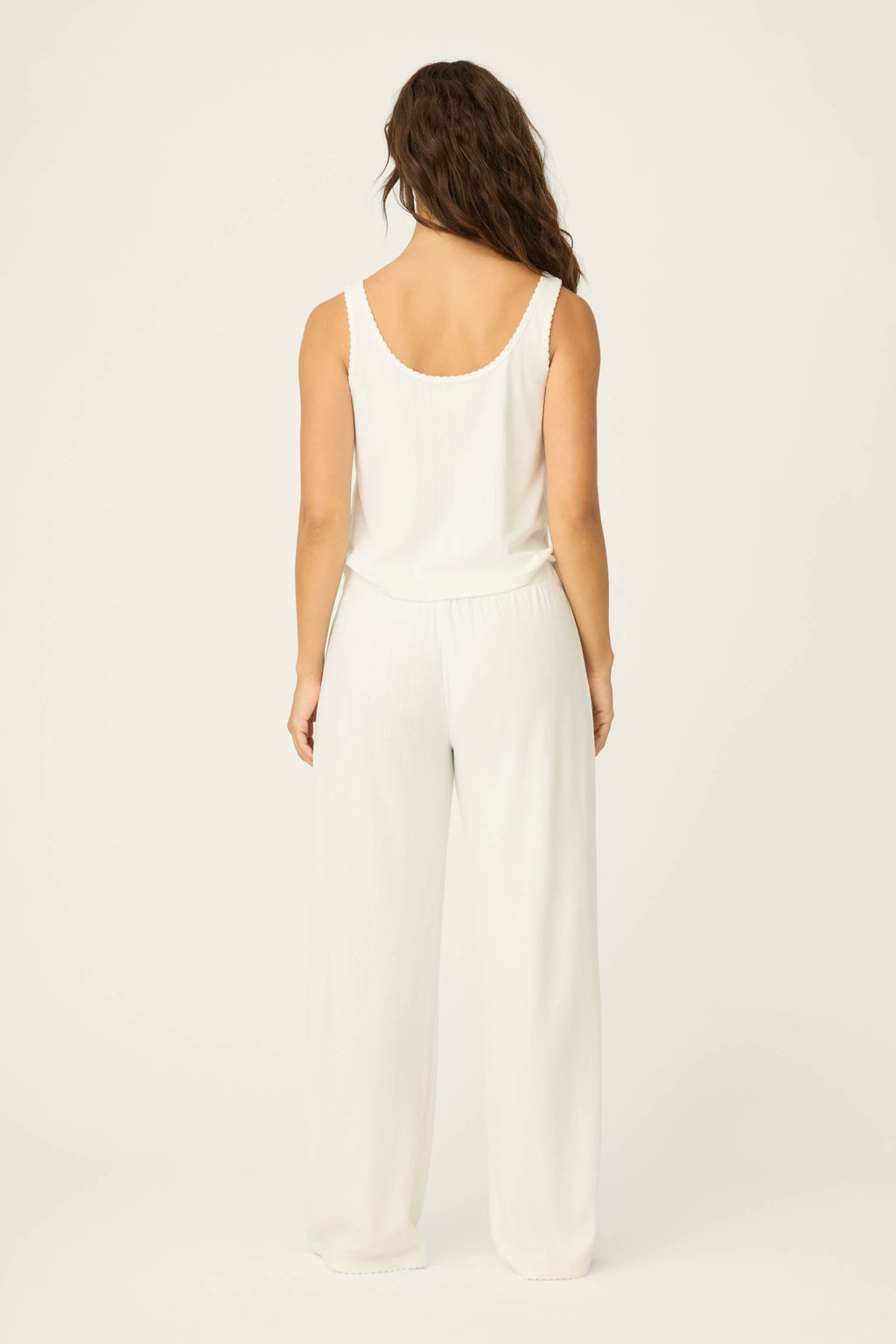 Pointelle Essentials Ivory PJ Set