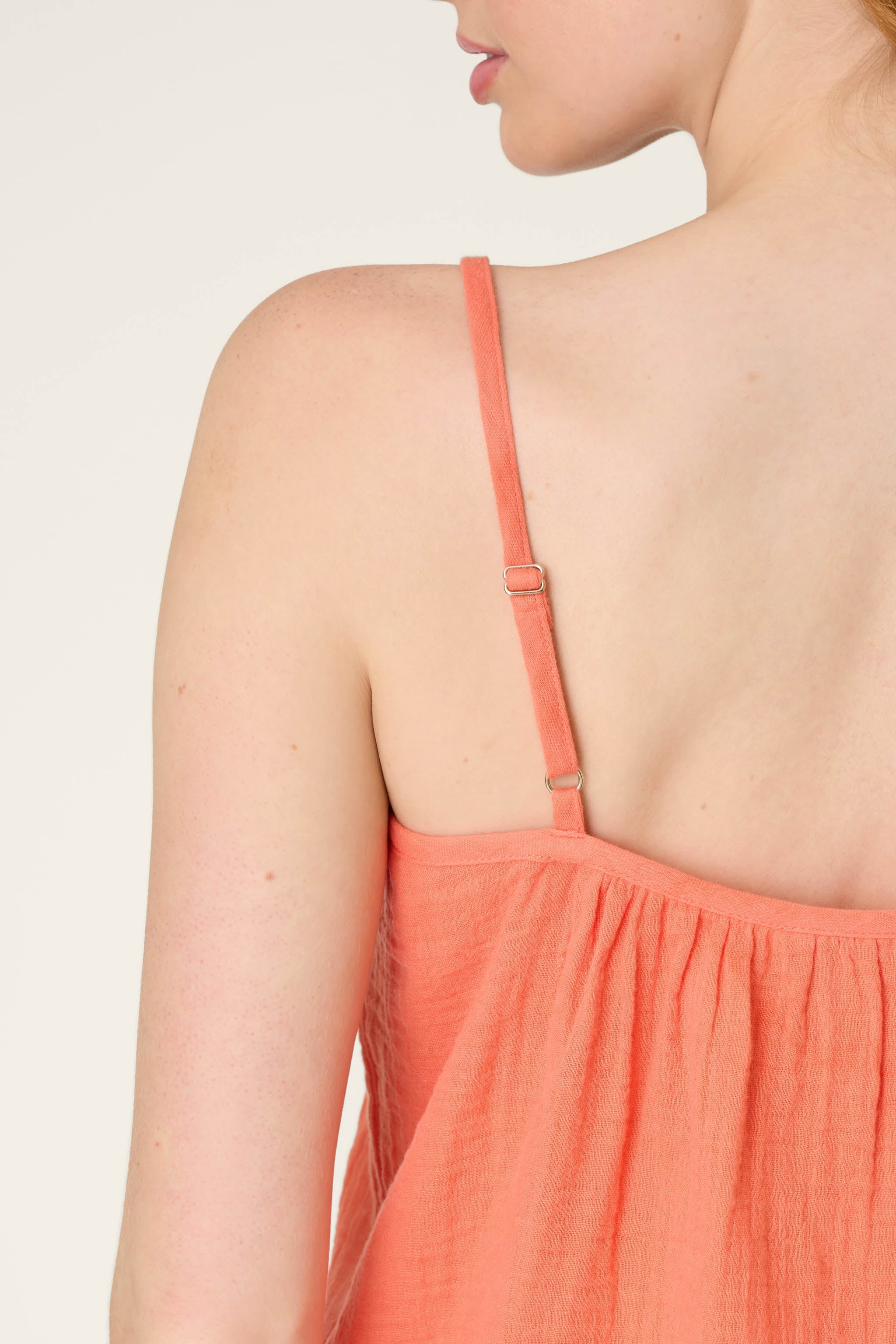 Sea You in Capri Hot Coral Cami