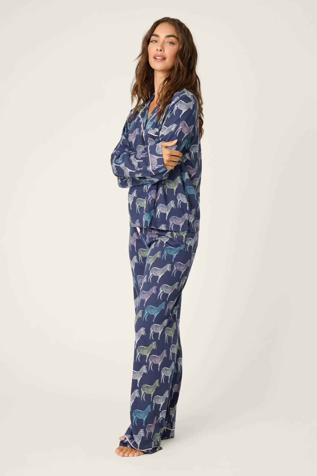 Whimsy Technicolor Safari PJ Set