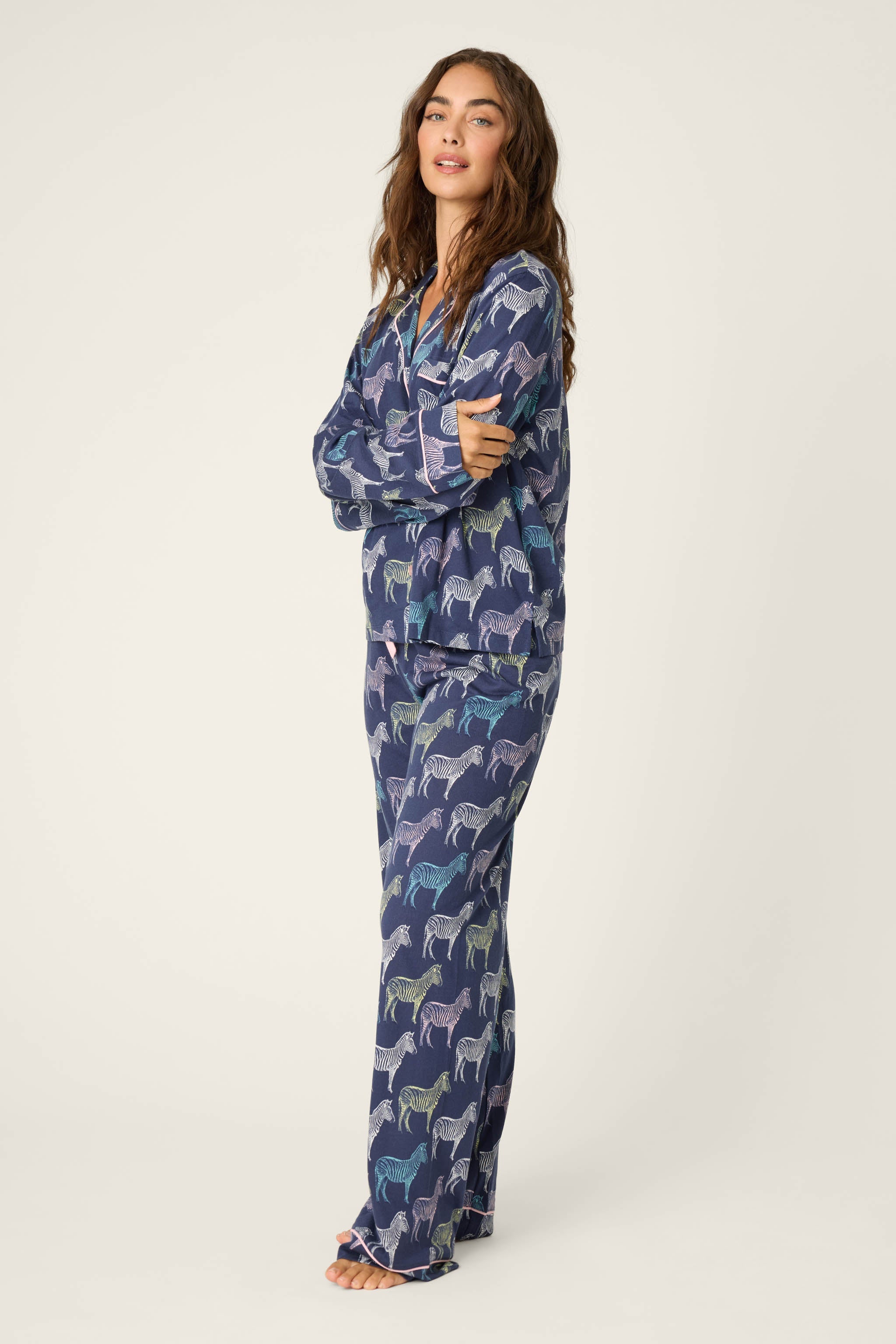 Whimsy Technicolor Safari PJ Set