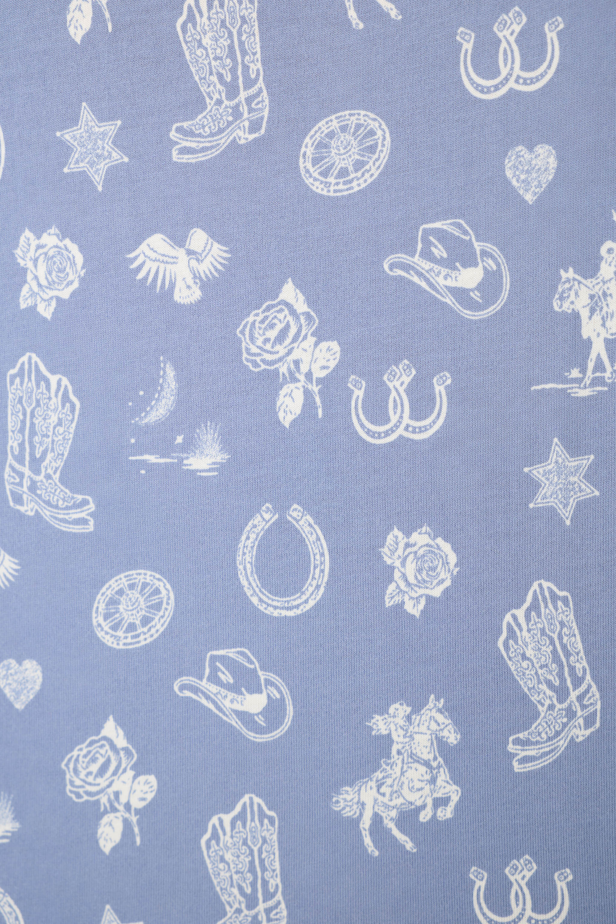 Whimsy Lone Star Love Cropped PJ Set