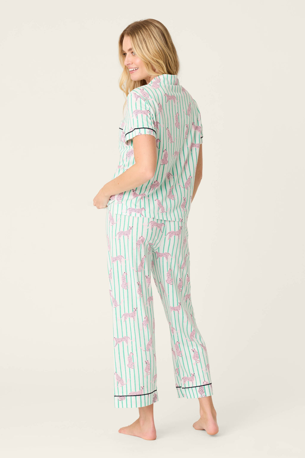 Whimsy Cool Cat Cropped PJ Set