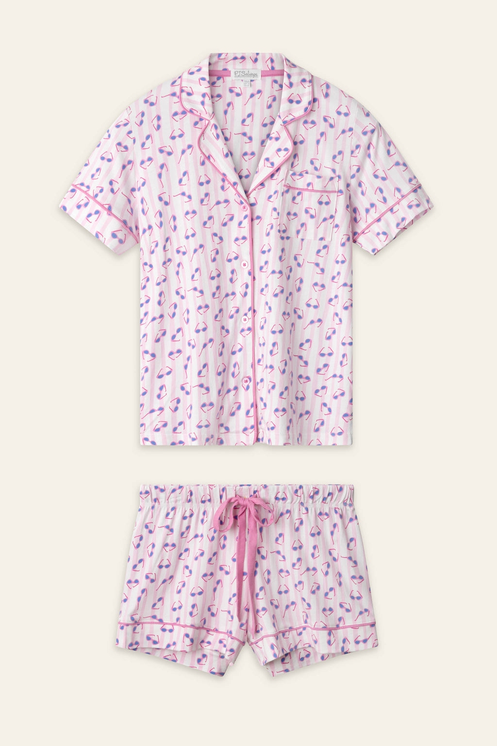 Whimsy Retro Shades Short PJ Set