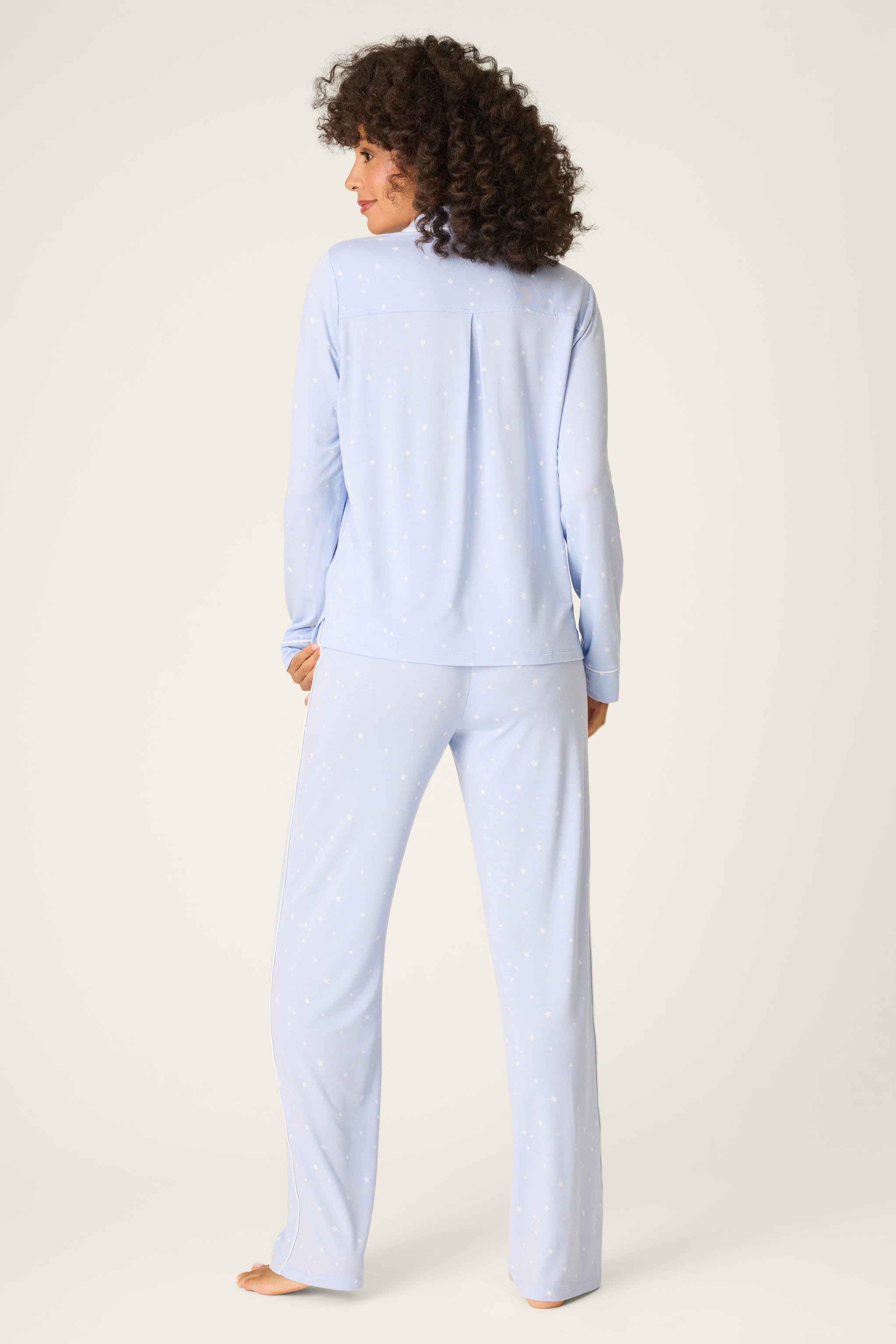 Modal Basics Star Print 3-Piece PJ Set