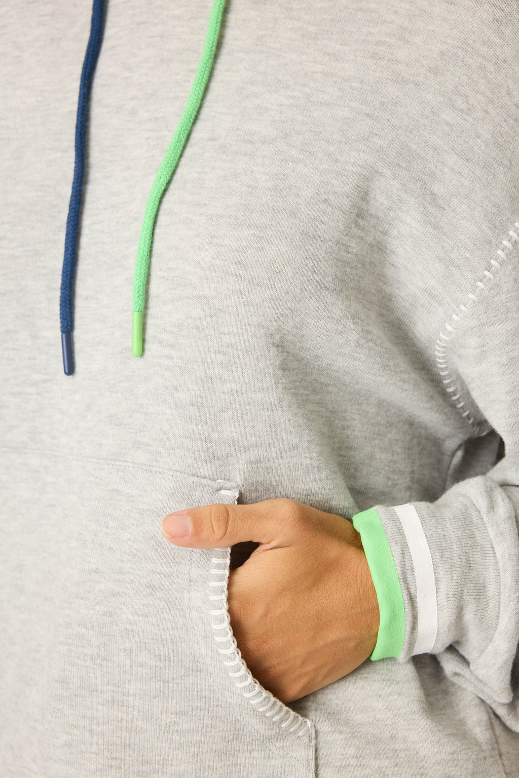 C'est La Vie Heather Grey Hoodie