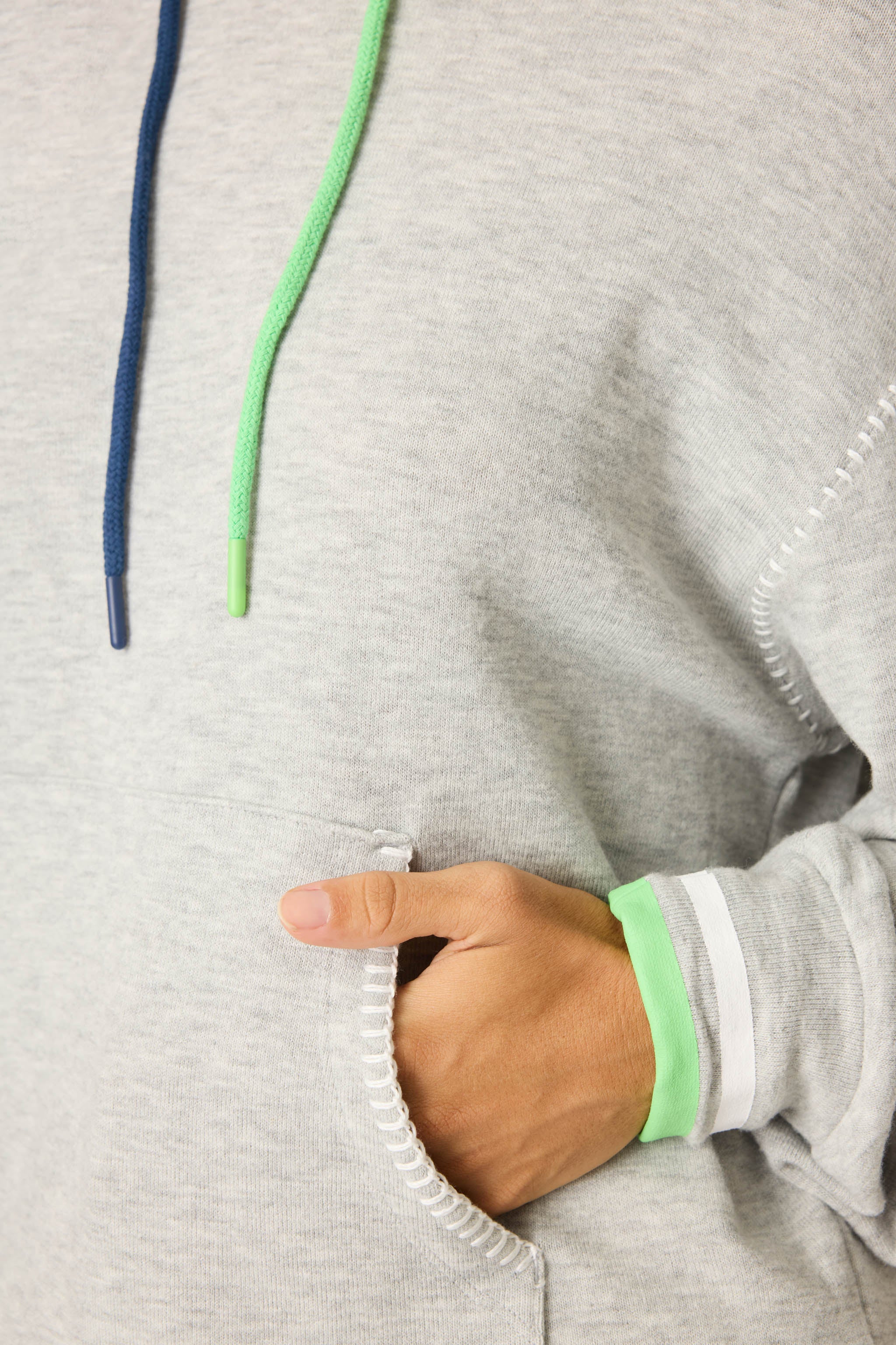 C'est La Vie Heather Grey Hoodie