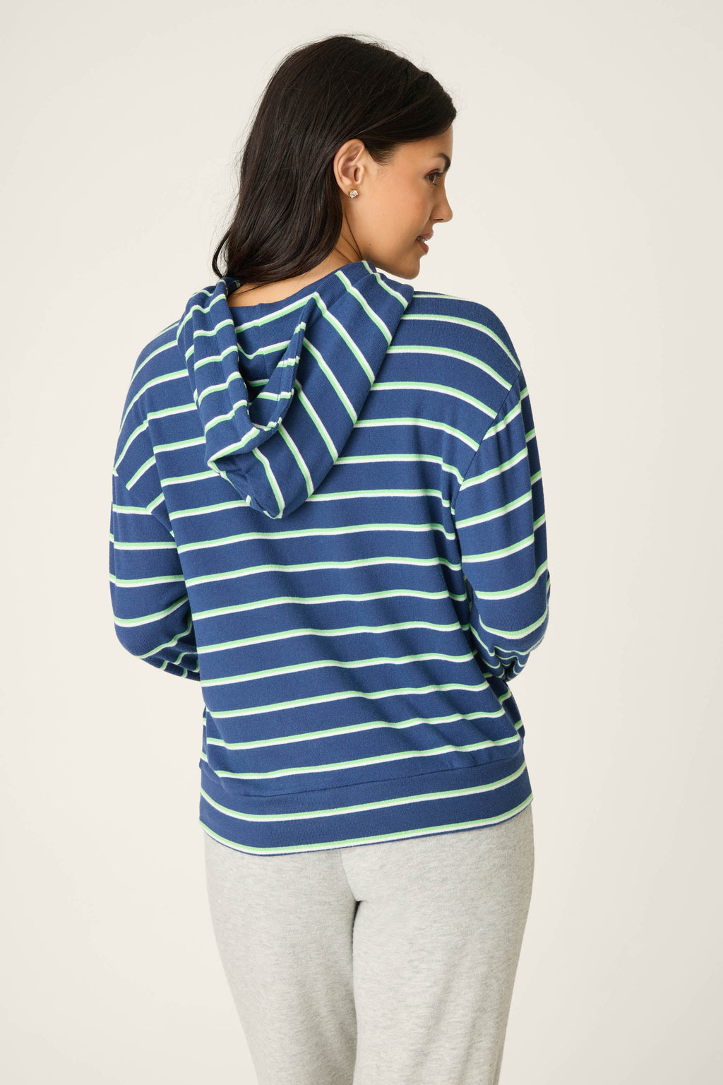 C'est La Vie Striped Hoodie