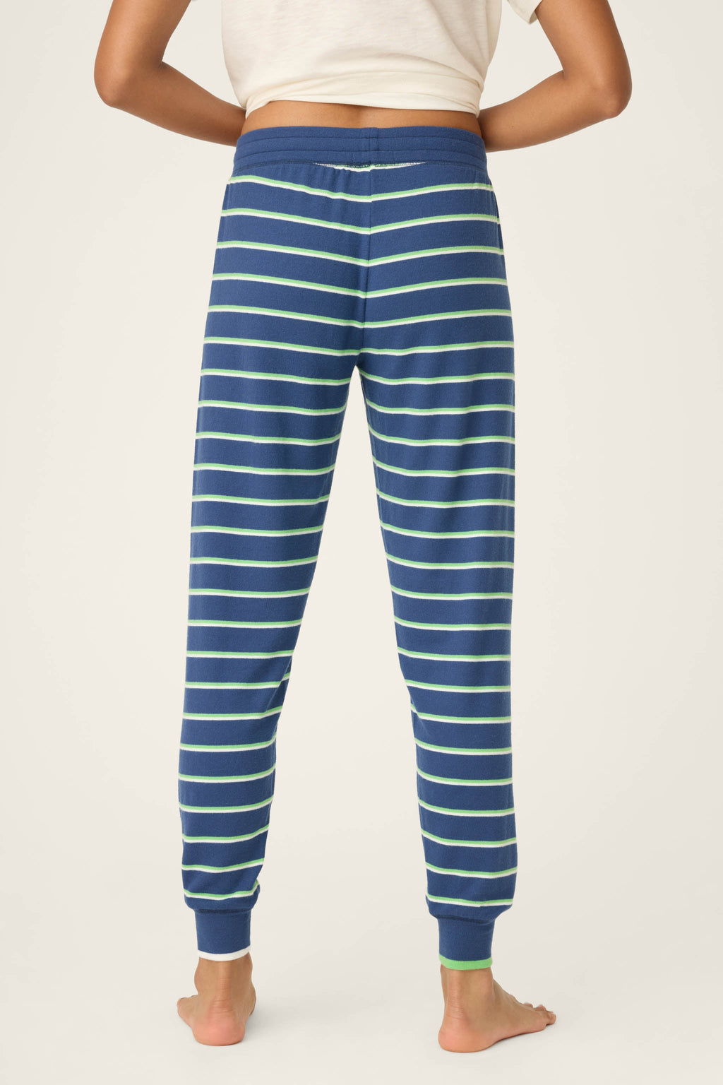 C'est La Vie Striped Banded Pants