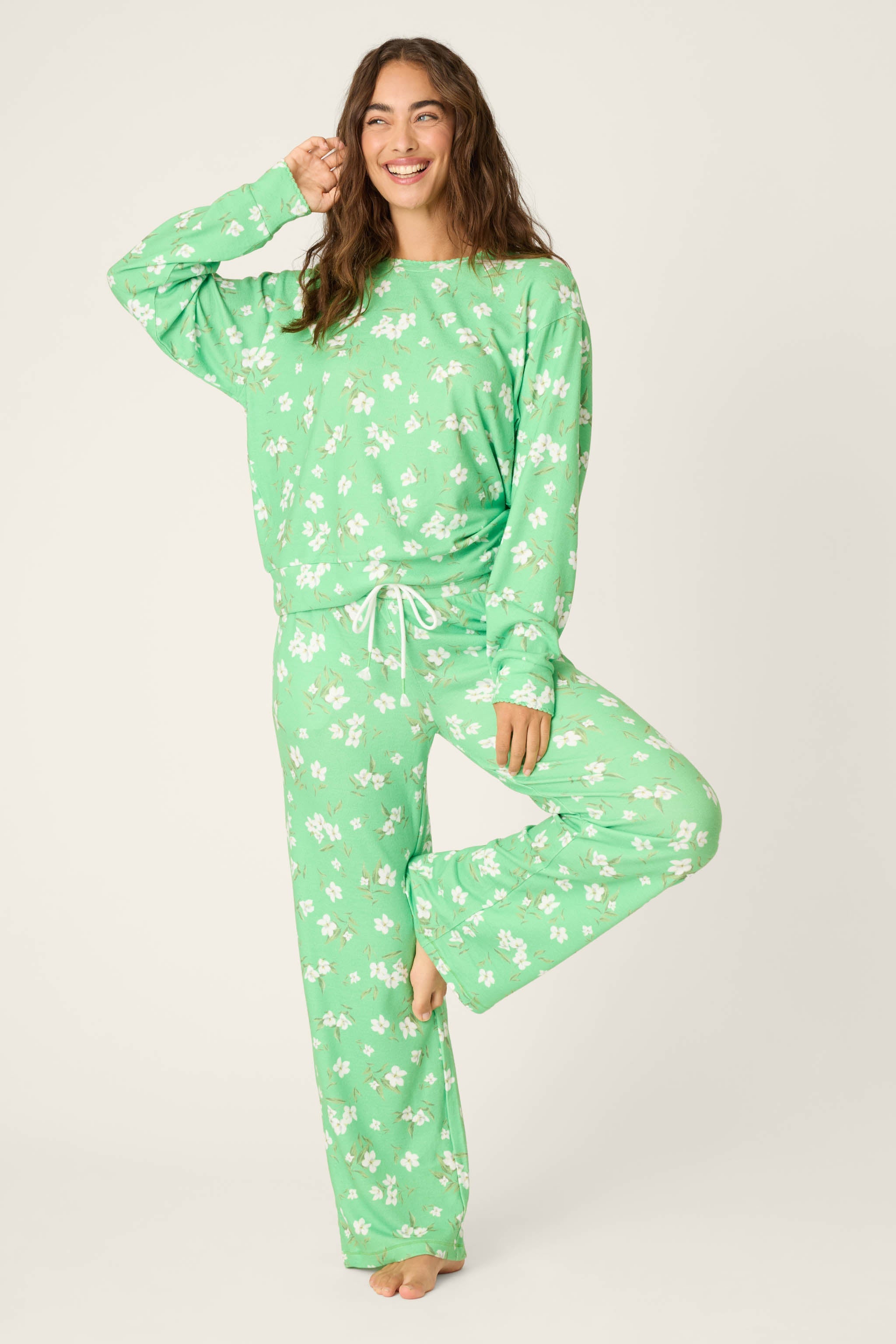 C'est La Vie Floral Print Lounge Set