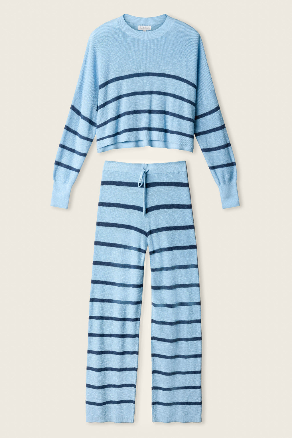 Cozy Up Cotton Stripe Lounge Set