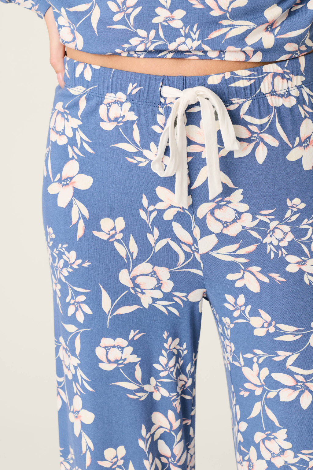 Flora Dreams Twilight Garden Open Leg PJ Pants