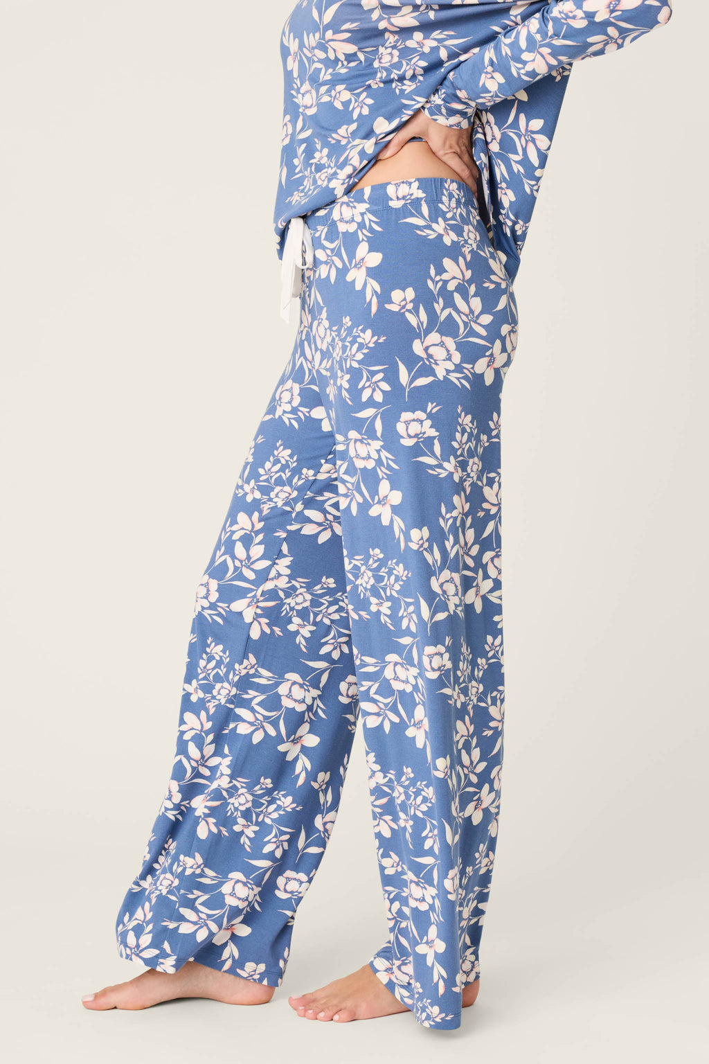 Flora Dreams Twilight Garden Open Leg PJ Pants