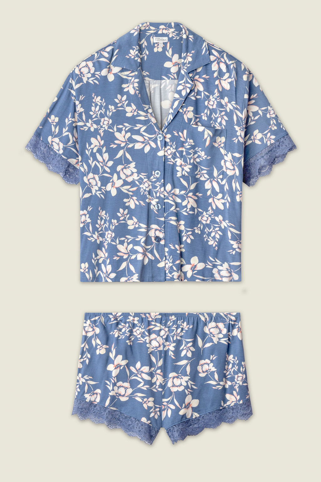 Flora Dreams Twilight Garden Short PJ Set