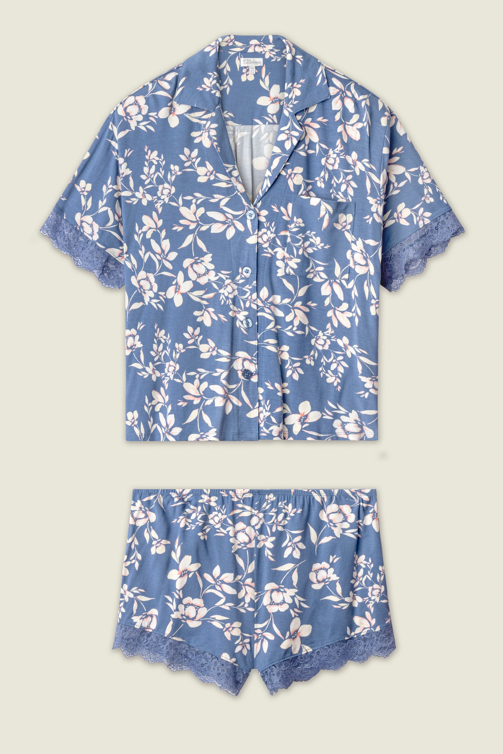 Flora Dreams Twilight Garden Short PJ Set