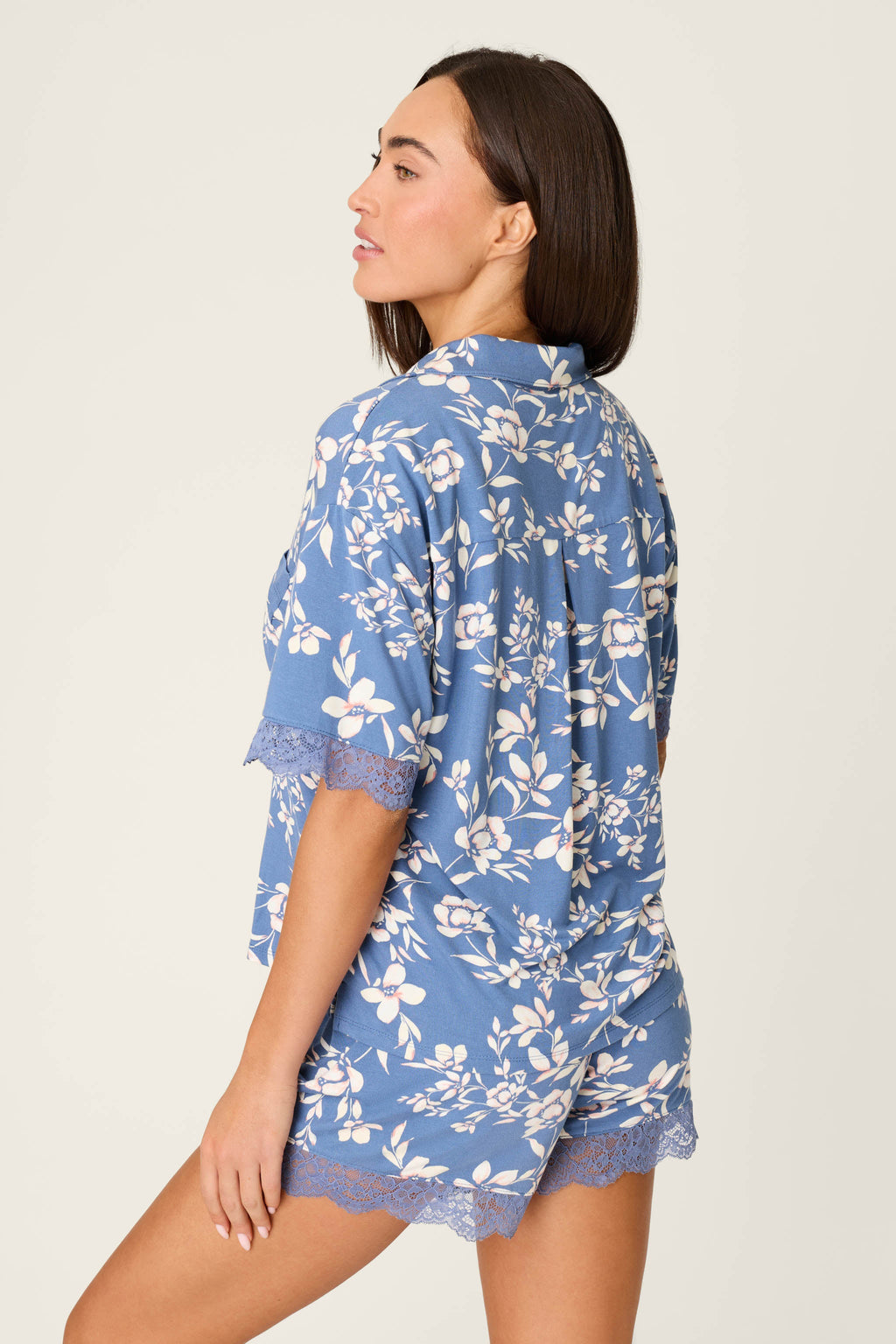 Flora Dreams Twilight Garden Short Sleeve Top