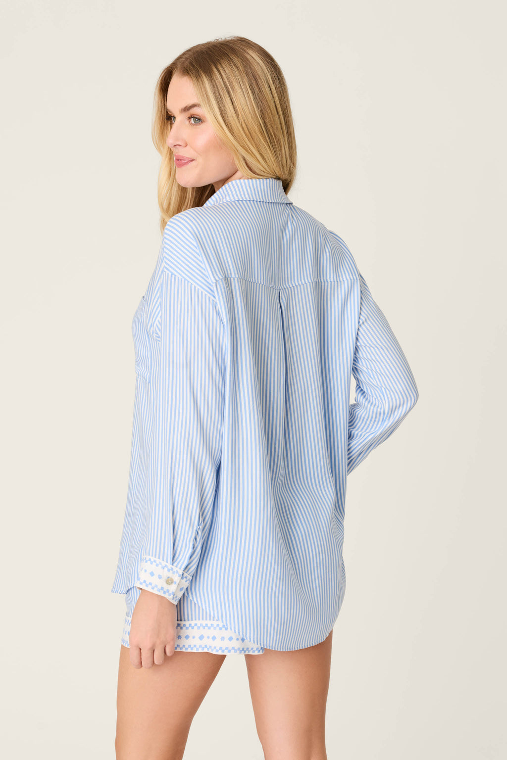 Frutta Fresca Striped Short Lounge Set