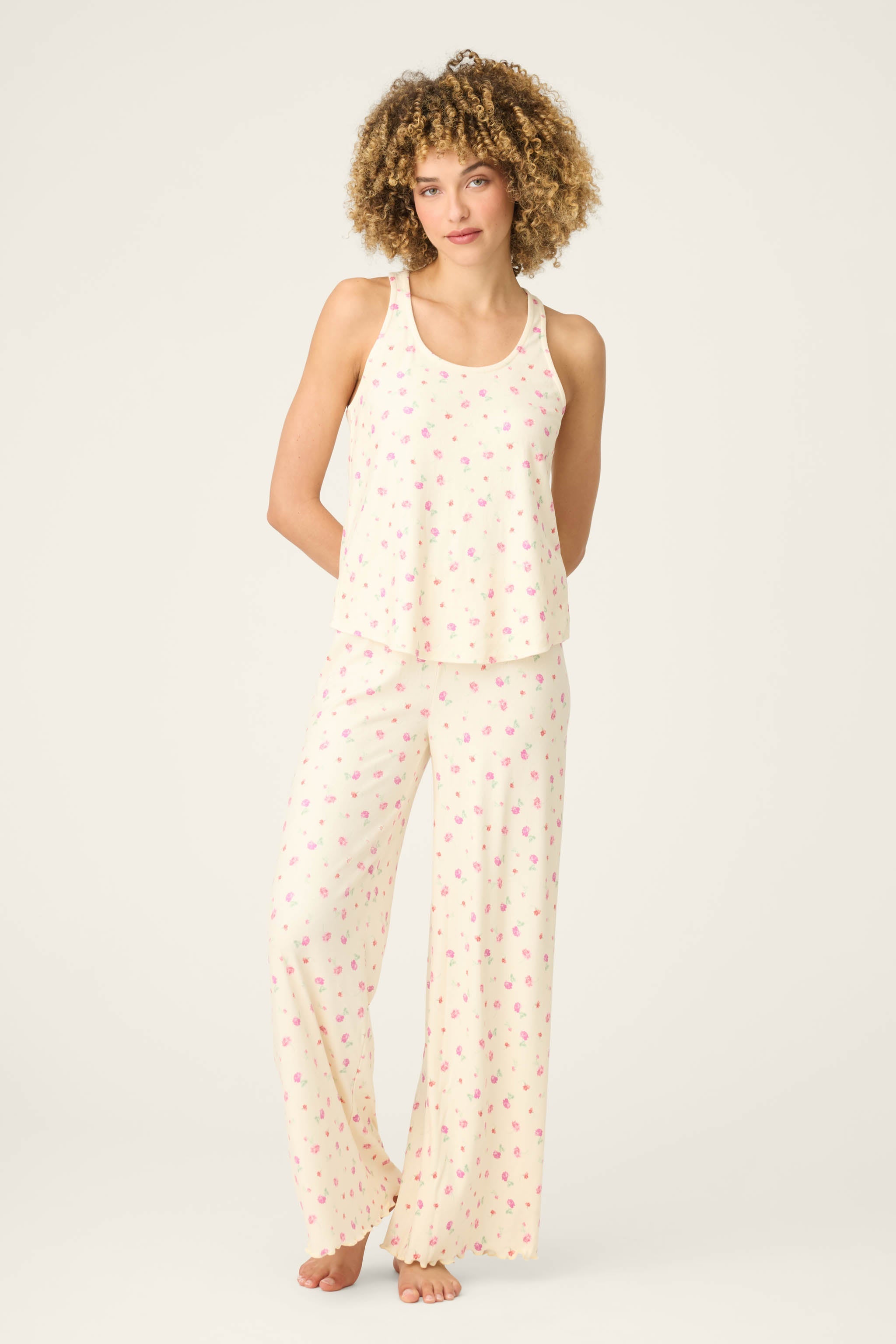 For the Mamas Butter Blooms Long PJ Set