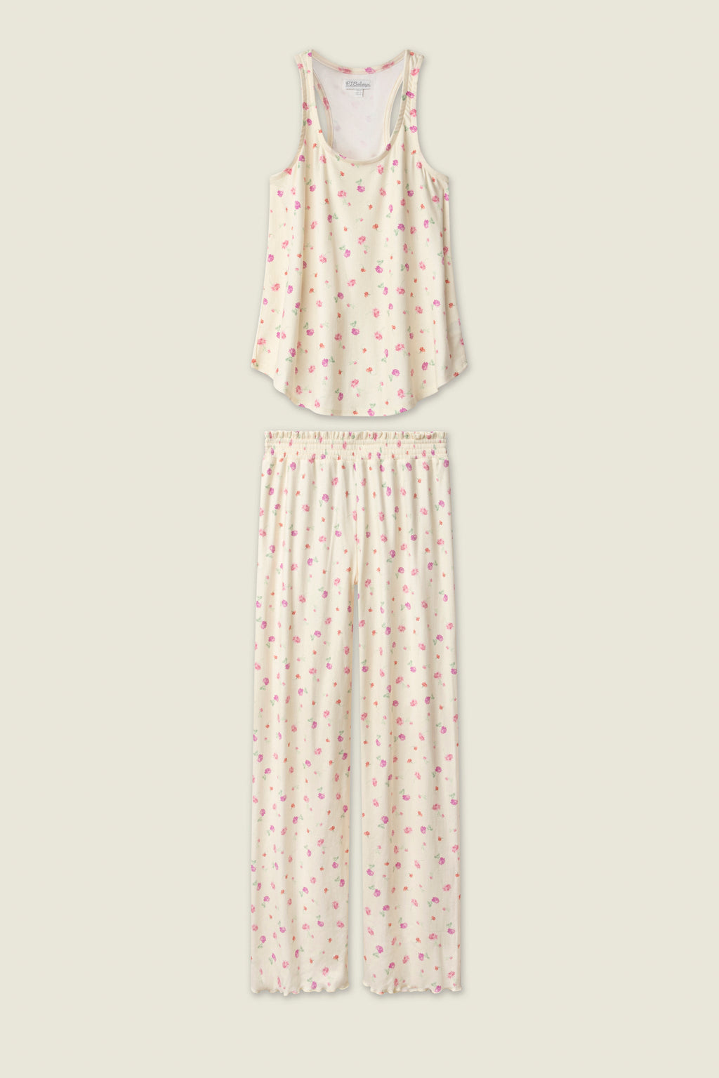For the Mamas Butter Blooms Long PJ Set