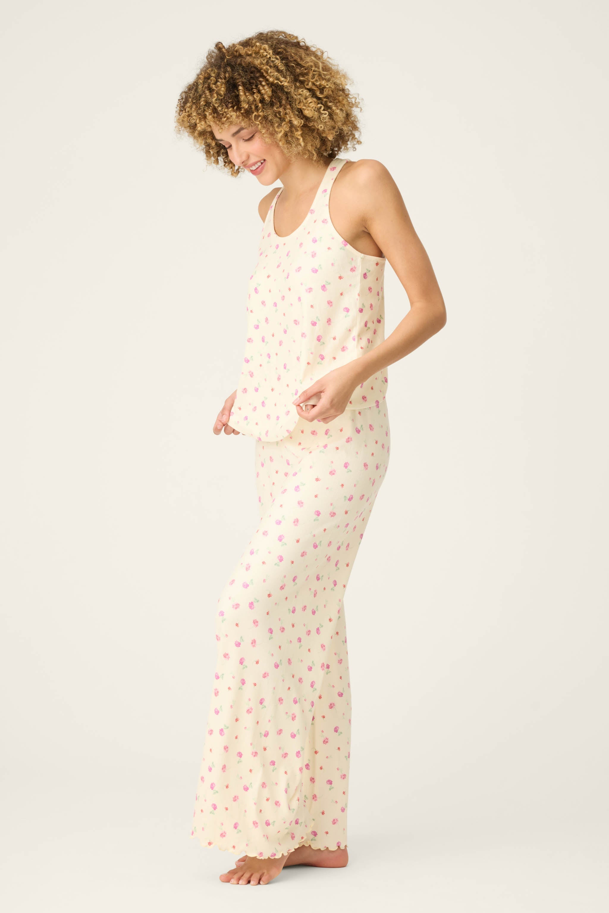 For the Mamas Butter Blooms Long PJ Set