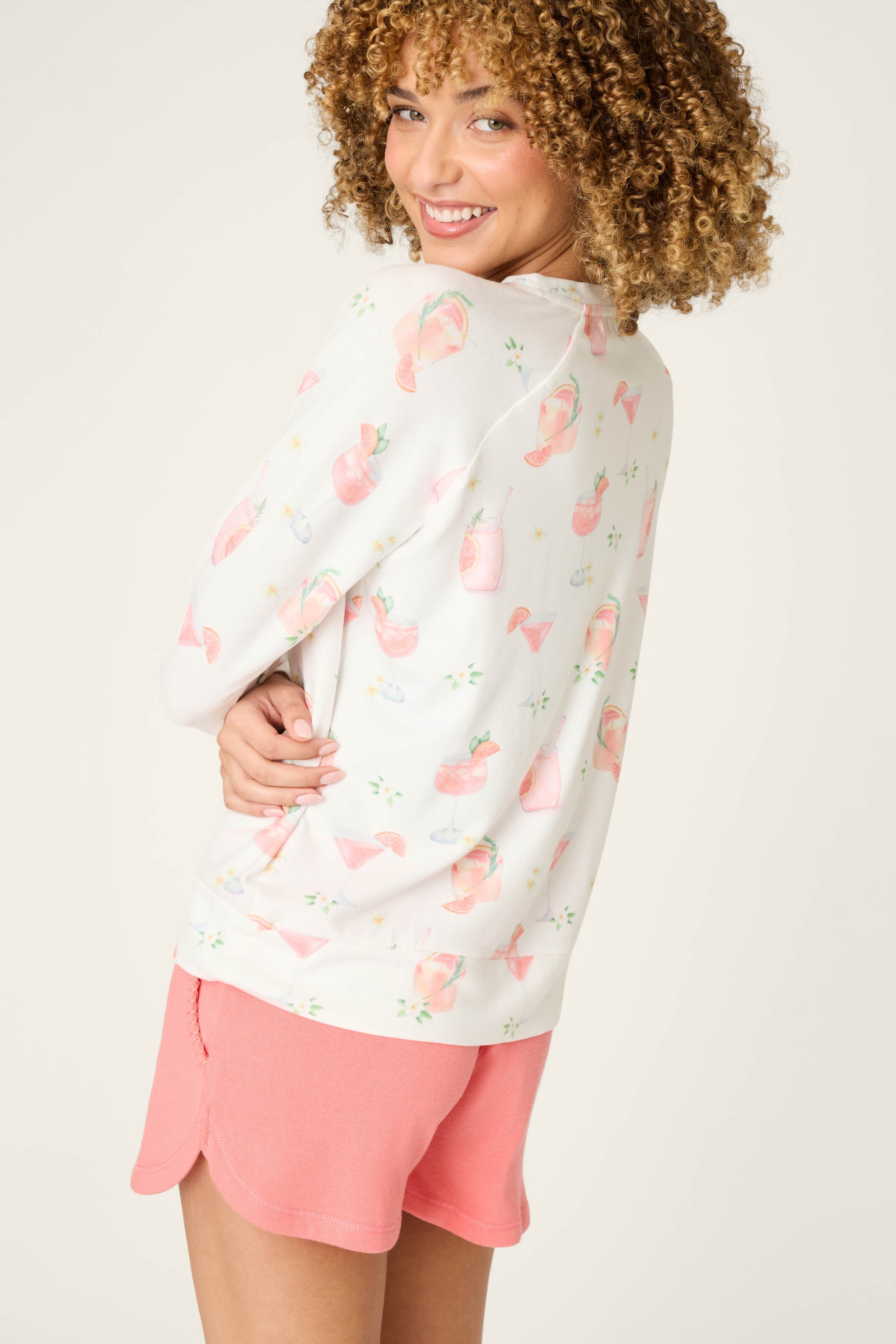 Paloma Mama Sweet Sips Long Sleeve Top