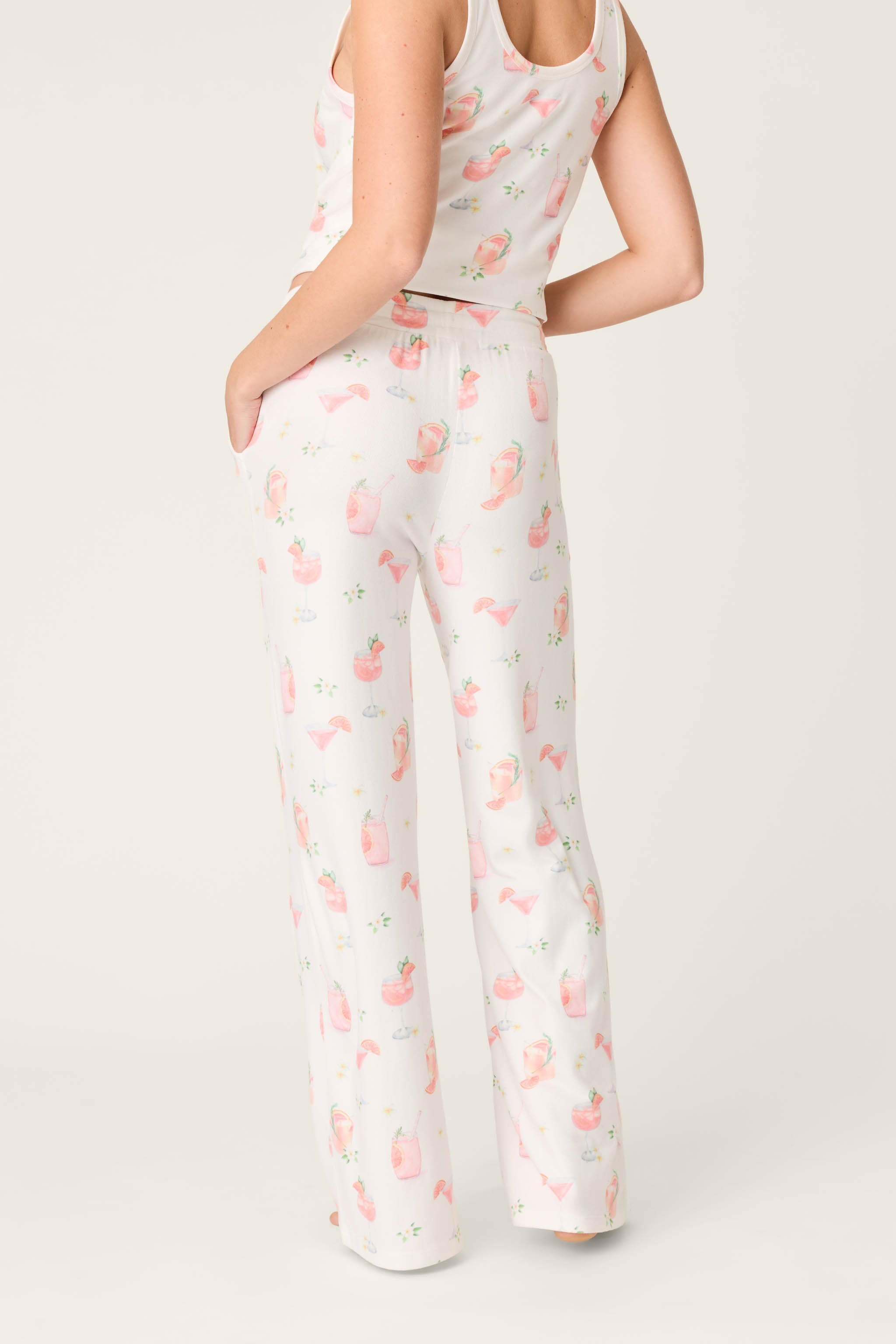 Paloma Mama Sweet Sips Open Leg Pajama Pants