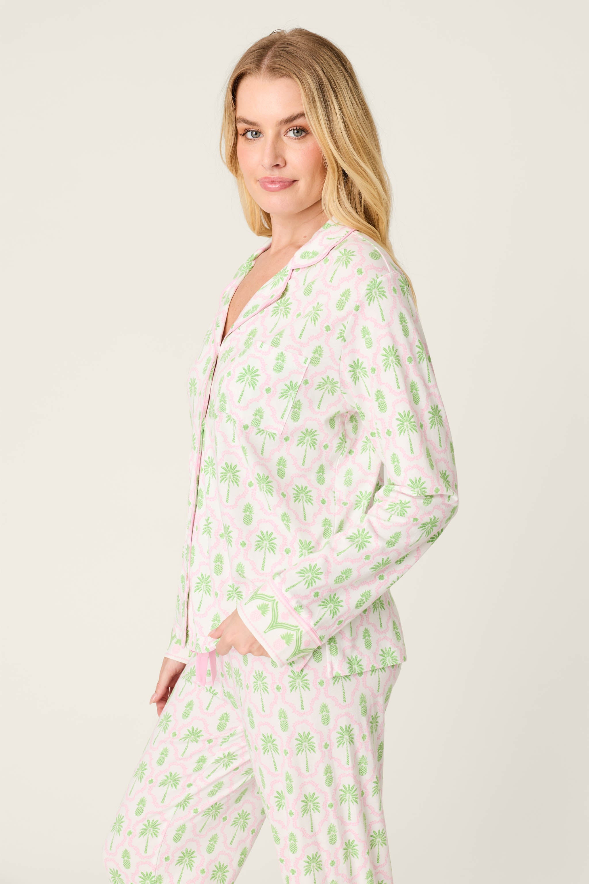 Playful Prints Island Time Long Sleeve Top