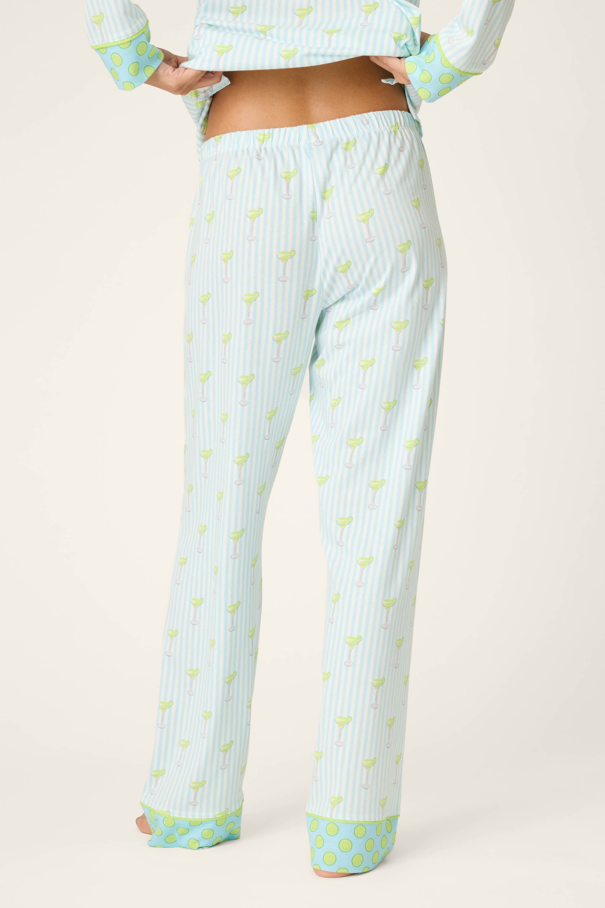 Playful Prints Salty Cadillac Open Leg PJ Pants