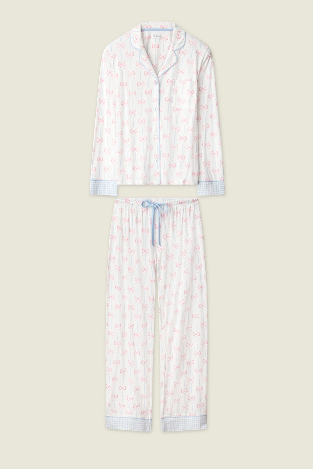 Playful Prints All Wrapped Up Long PJ Set
