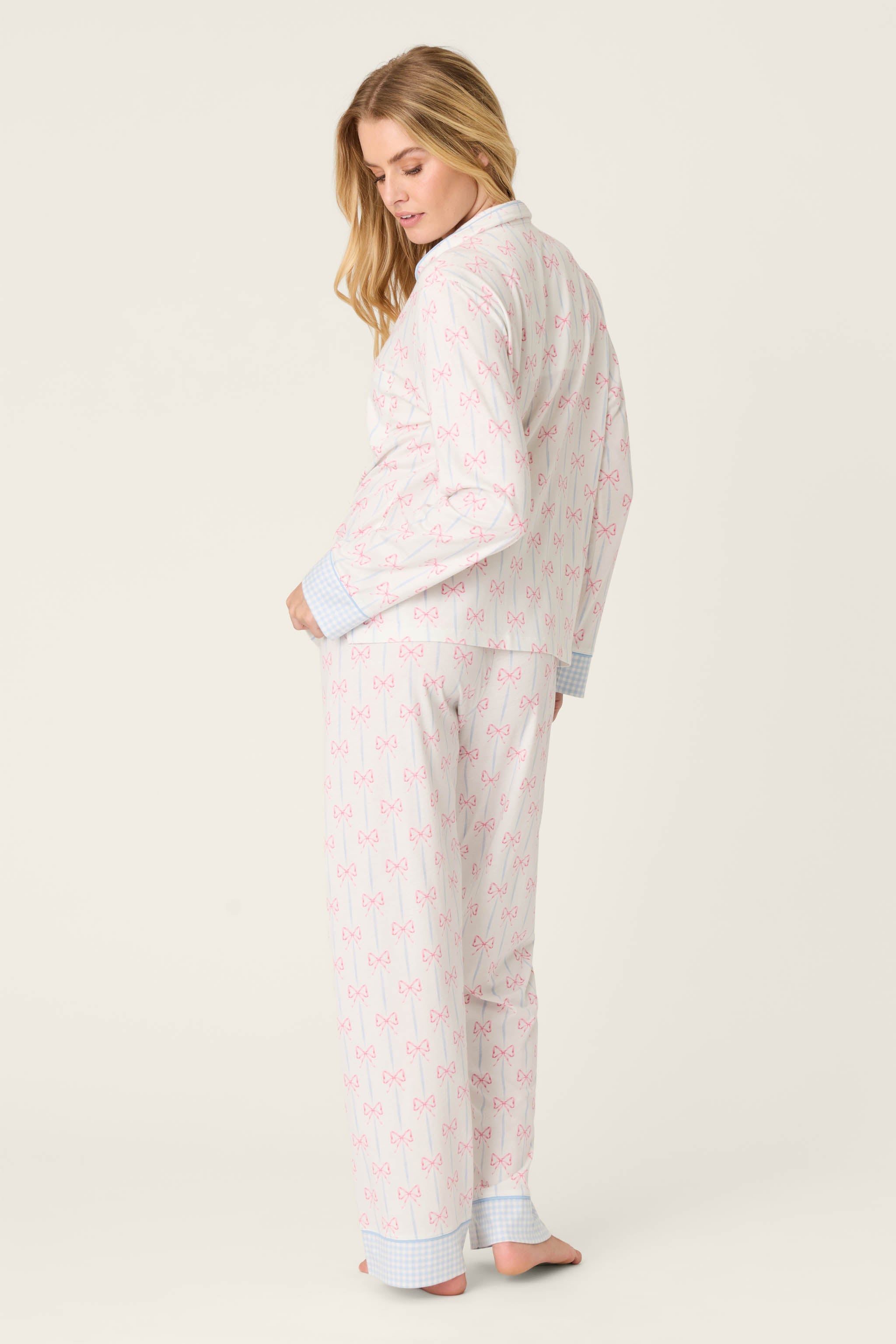 Playful Prints All Wrapped Up Long PJ Set