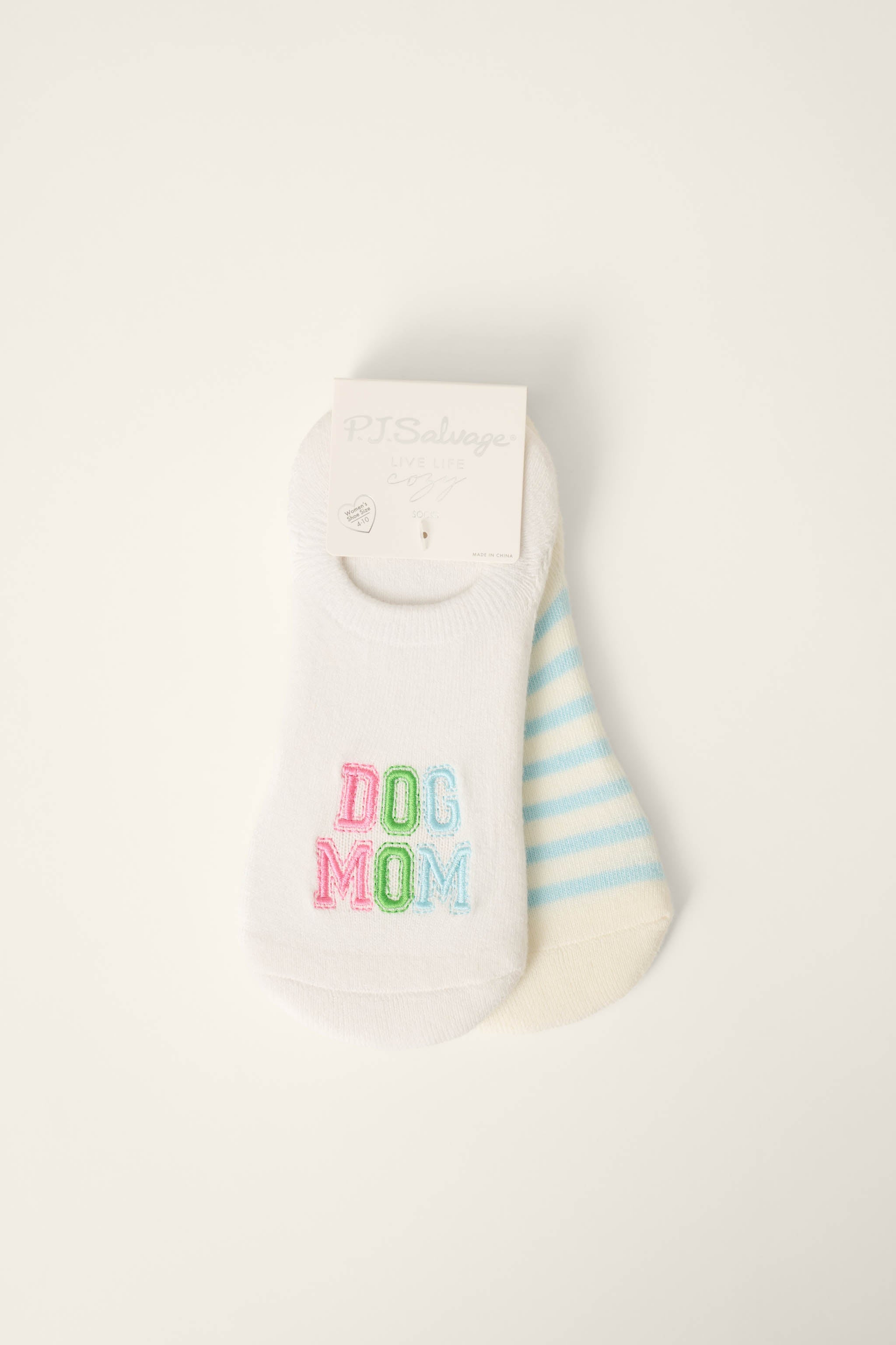 Pupcation Palms Dog Mom 2-Pack Cushion Liner Socks