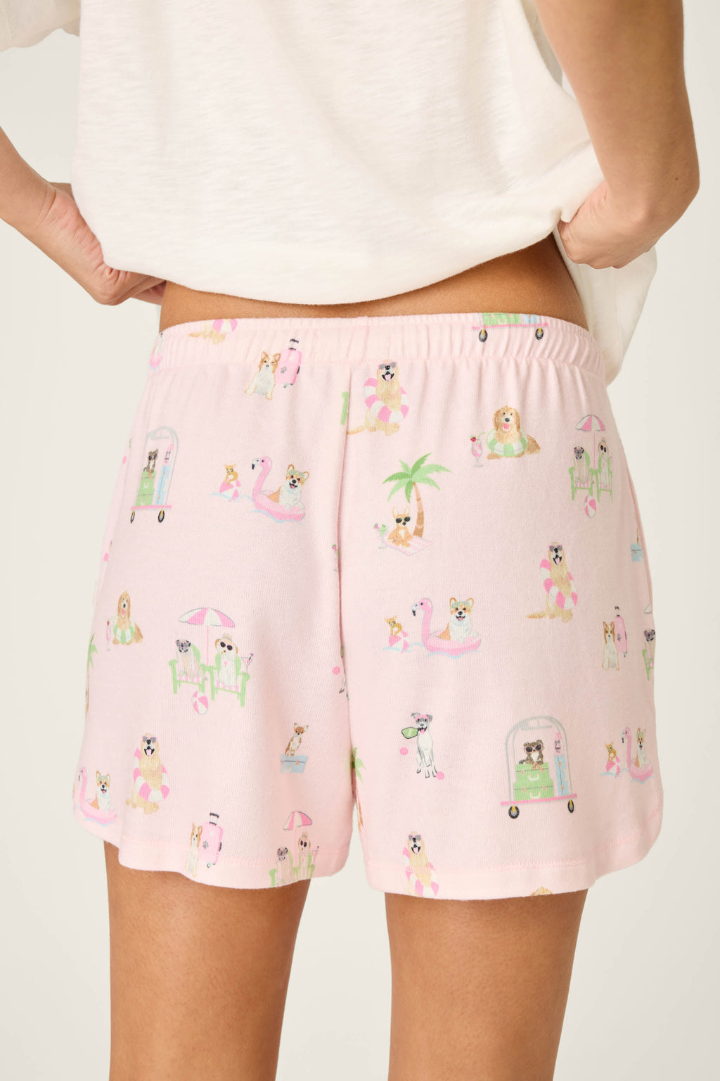Pupcation Palms Sunnies & Sunshine PJ Shorts