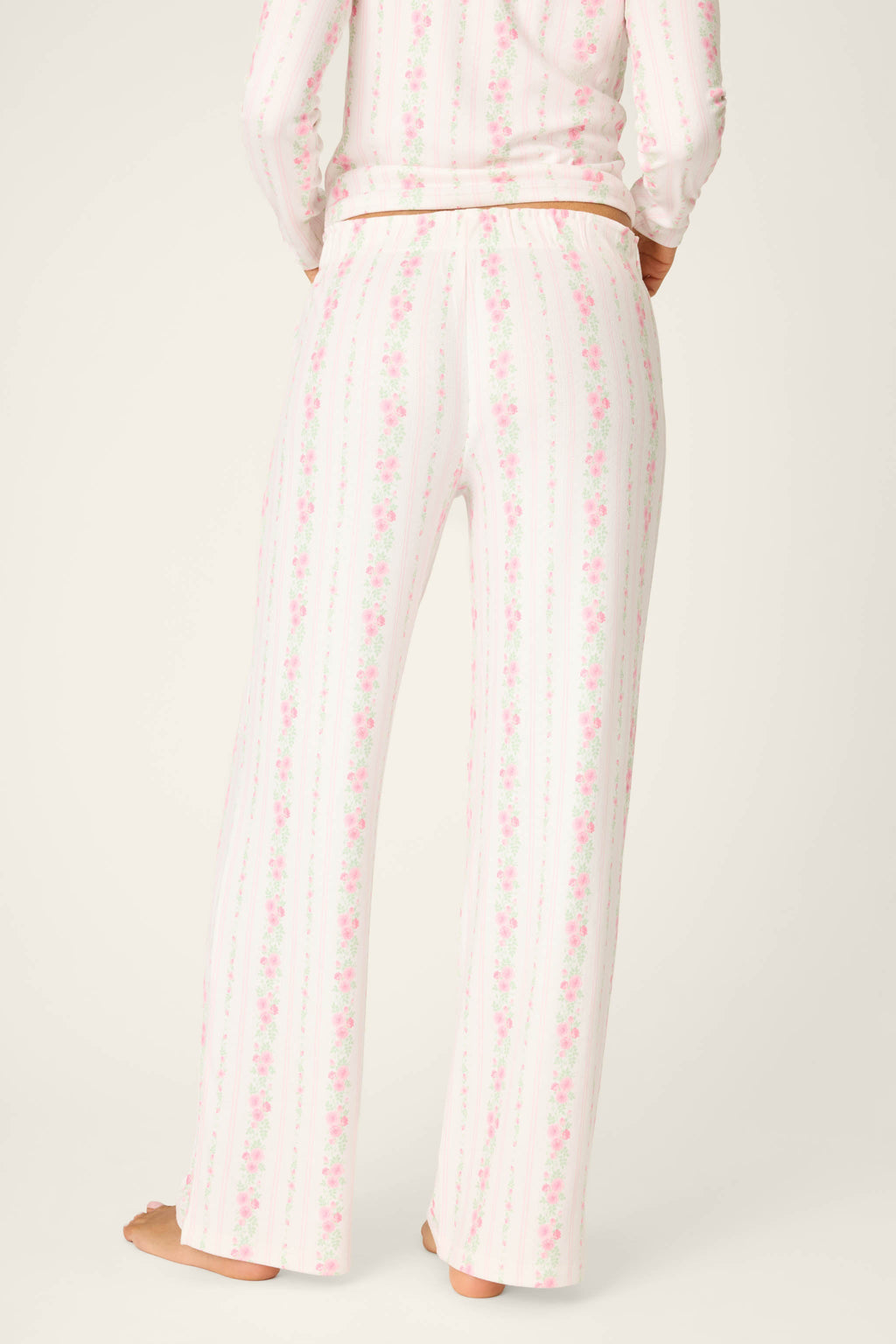 Roses Are Pink Petal Dream Pointelle Open Leg Pants