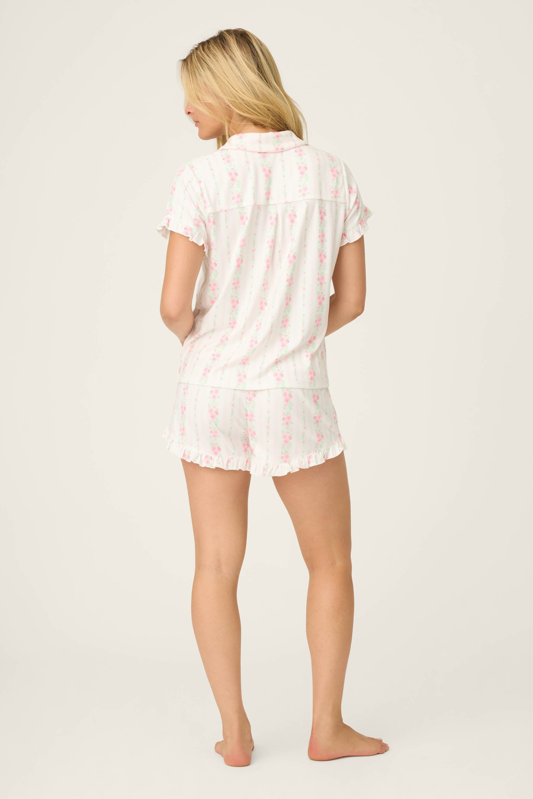 Roses Are Pink Petal Dream Pointelle 3-Piece PJ Set