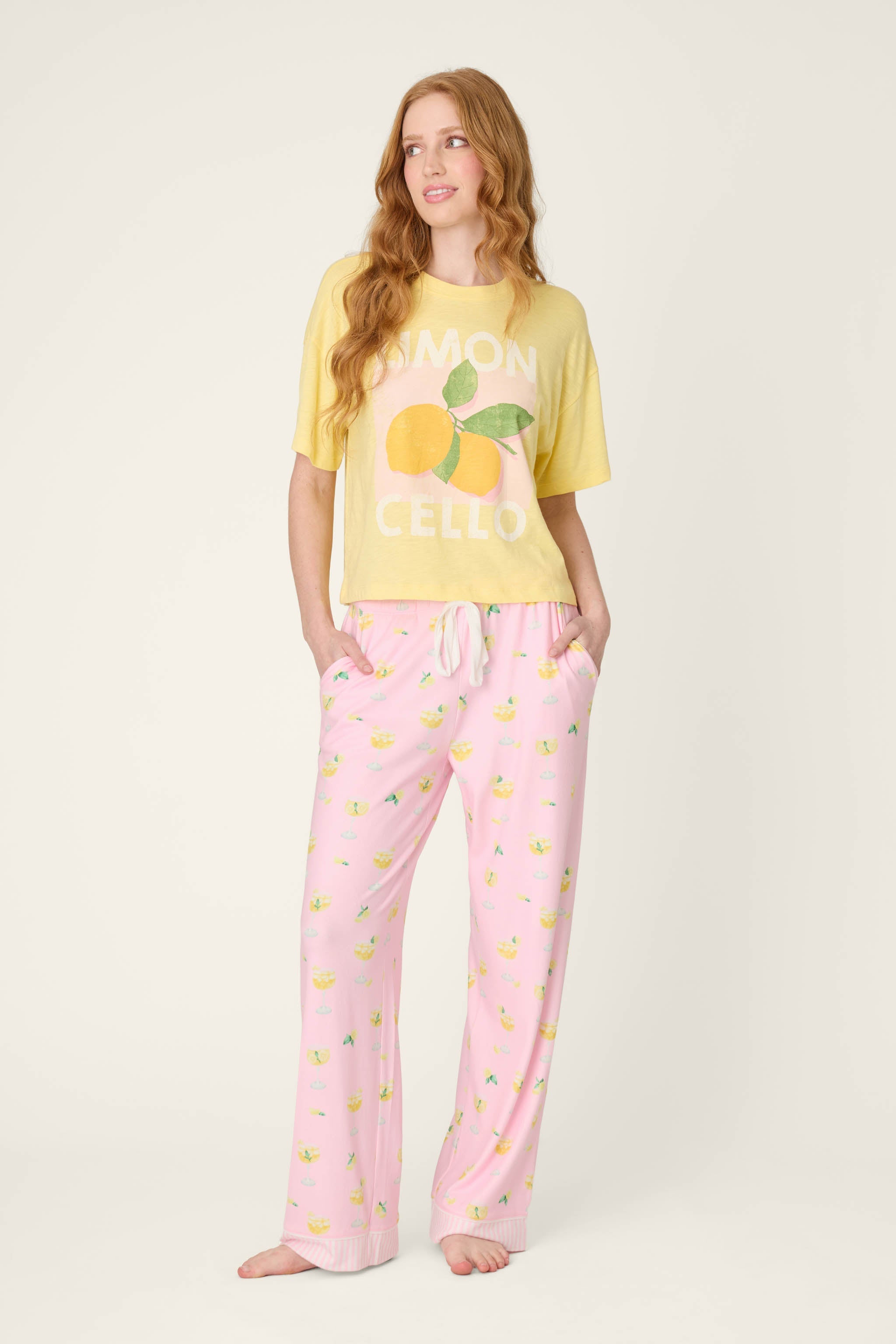 La Dolce Spritz Limoncello Life Pajama Pants
