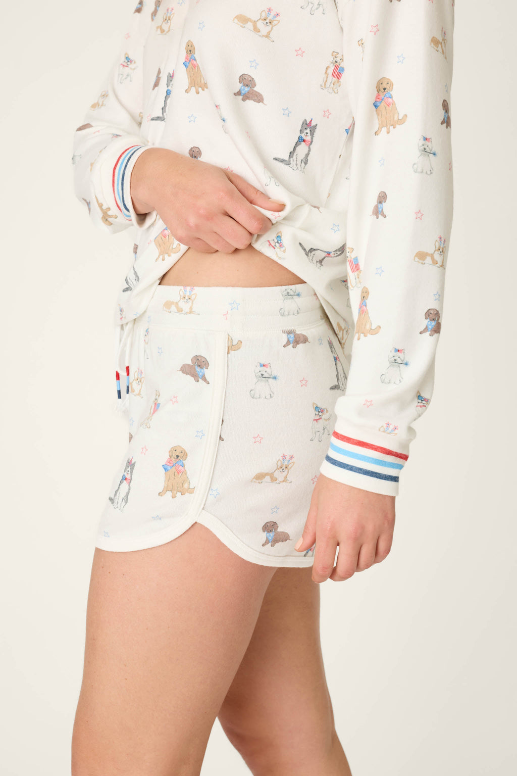 Red, White, & Woof Patriotic Pups Shorts