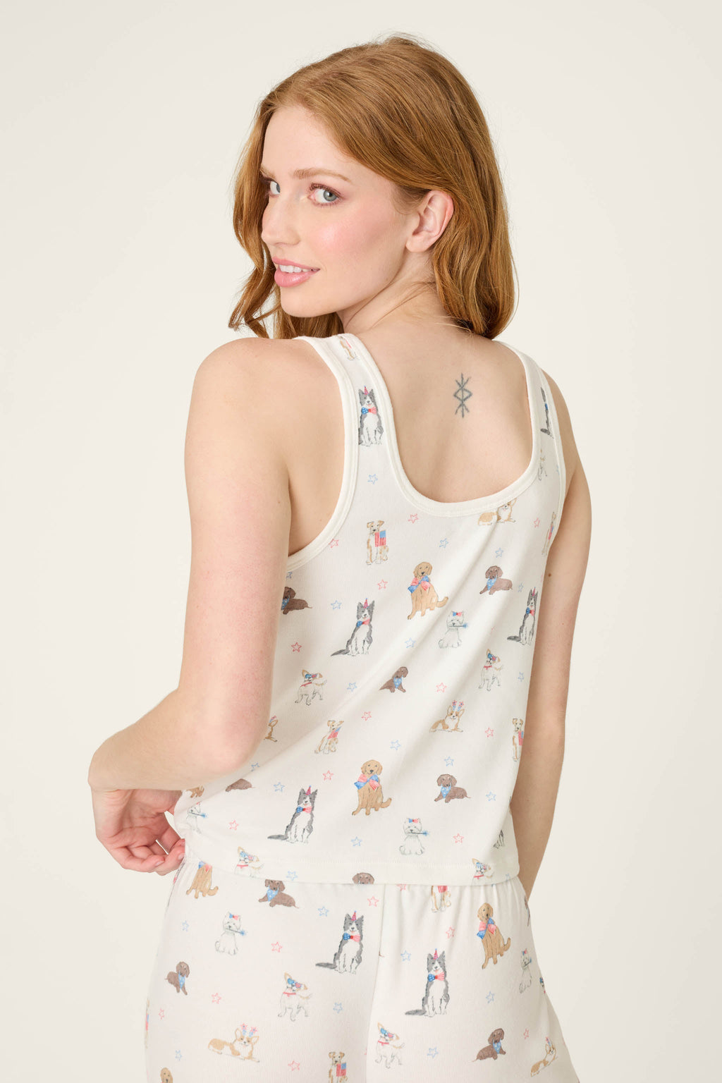 Red, White, & Woof Patriotic Pups Tank Top
