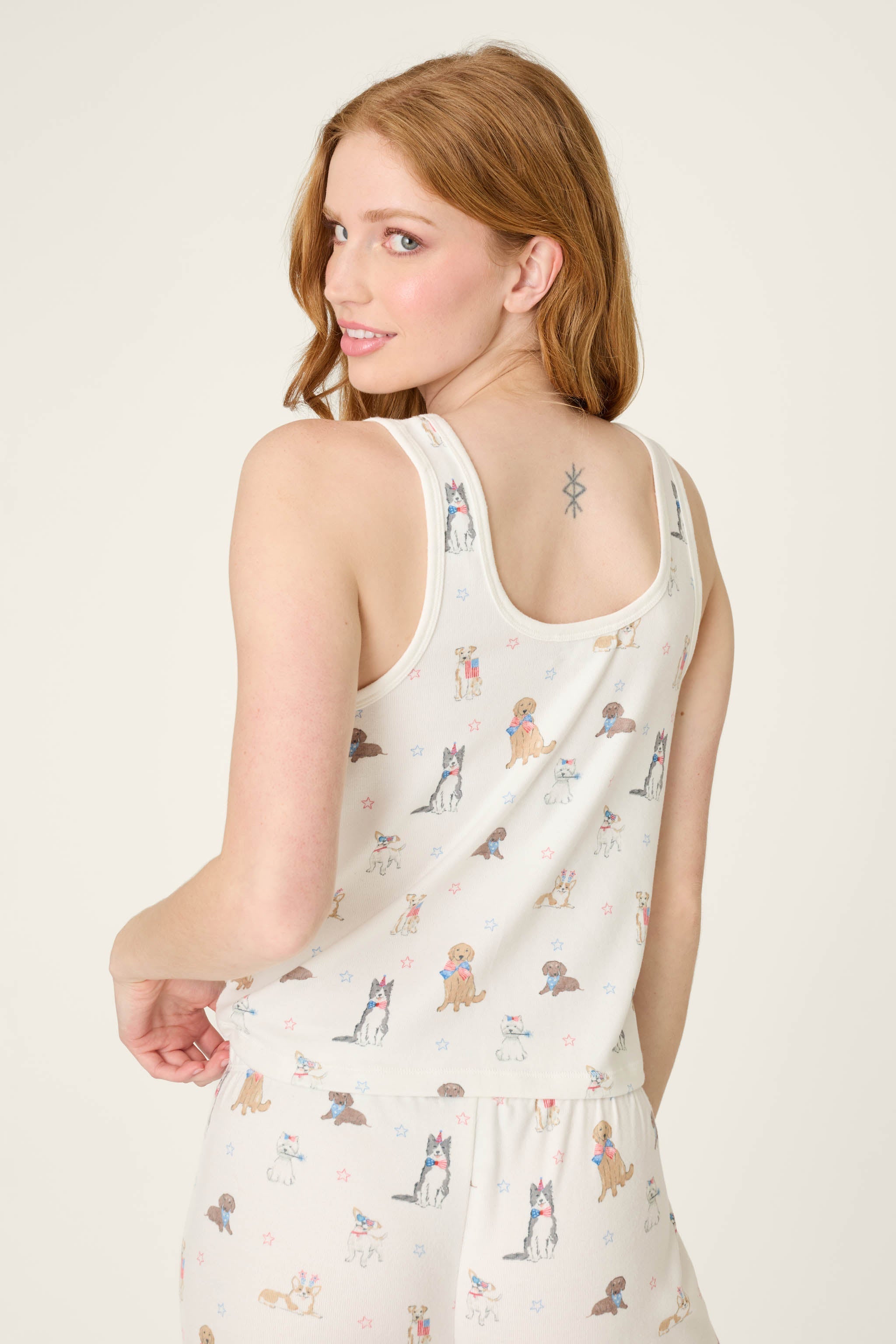Red, White, & Woof Patriotic Pups Tank Top