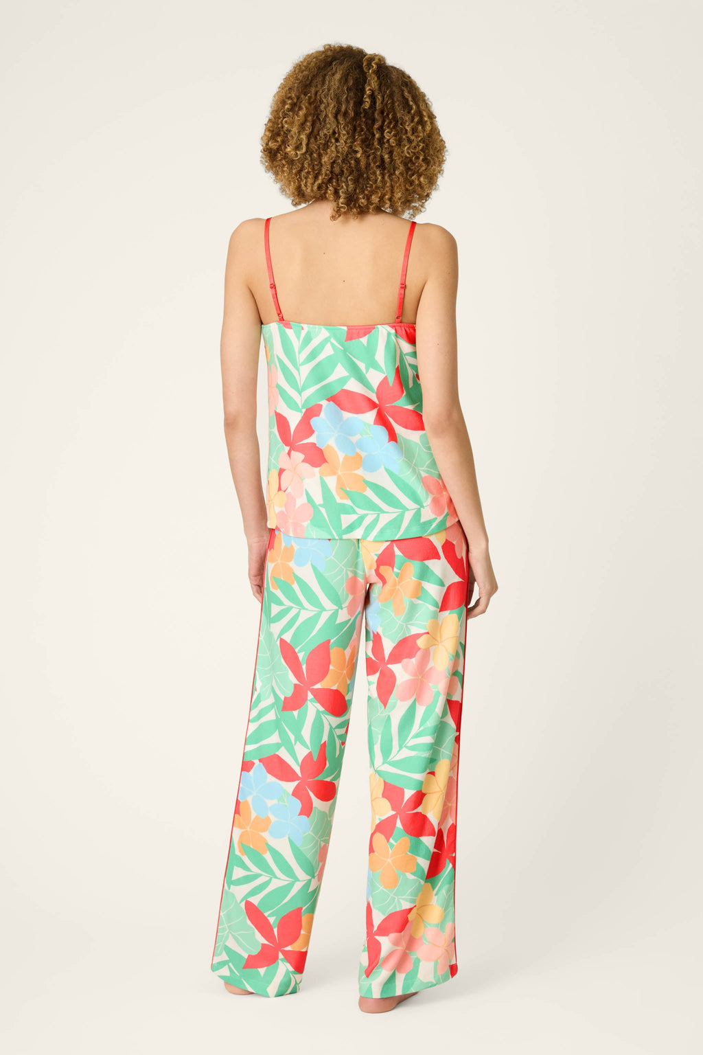 The Coastal Club Sunset Blooms Long PJ Set