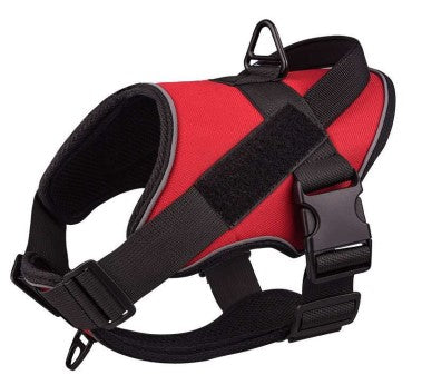 Tactical K9 Harness - Minimalist - Red
