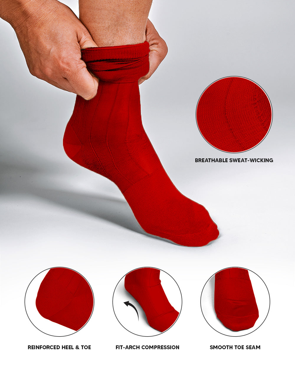 Vittorio Farina Men's Ribbed Shear Nylon Over The Calf Dress Socks