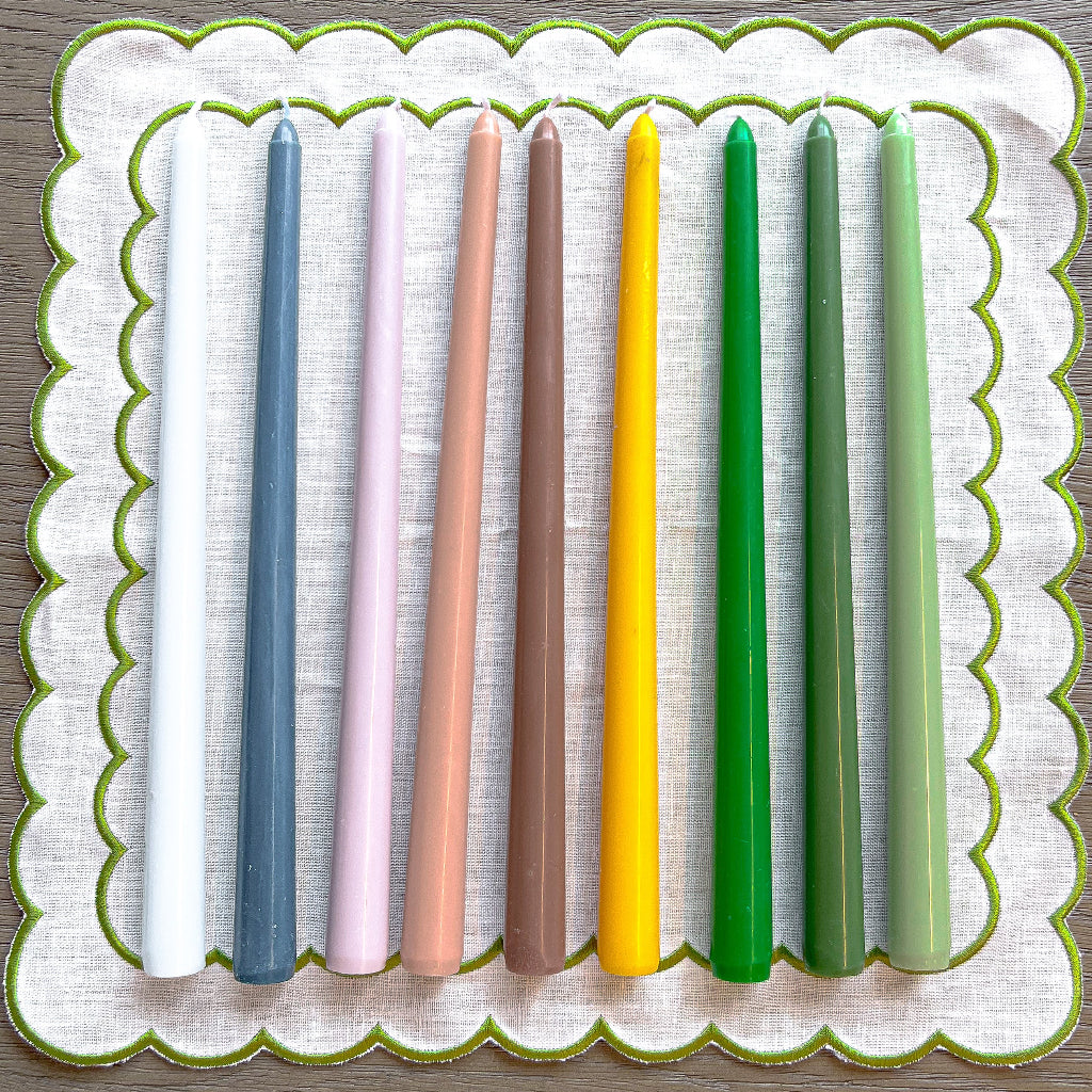 24 Extra Tall Rose Glow Taper Candle - 6 Packs of 4