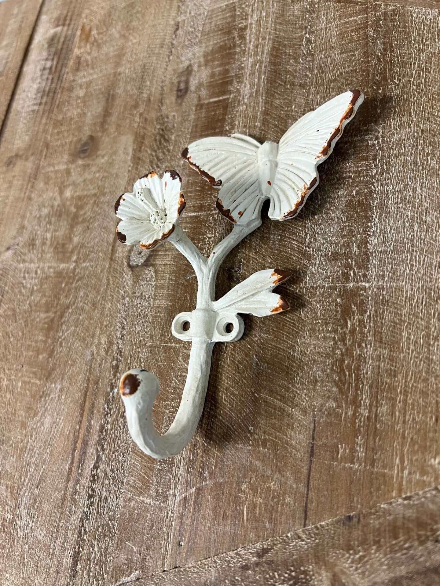Rustic Cottagecore Butterfly Wall Hook