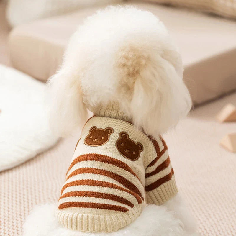 Bear Knit Dog Sweaters
