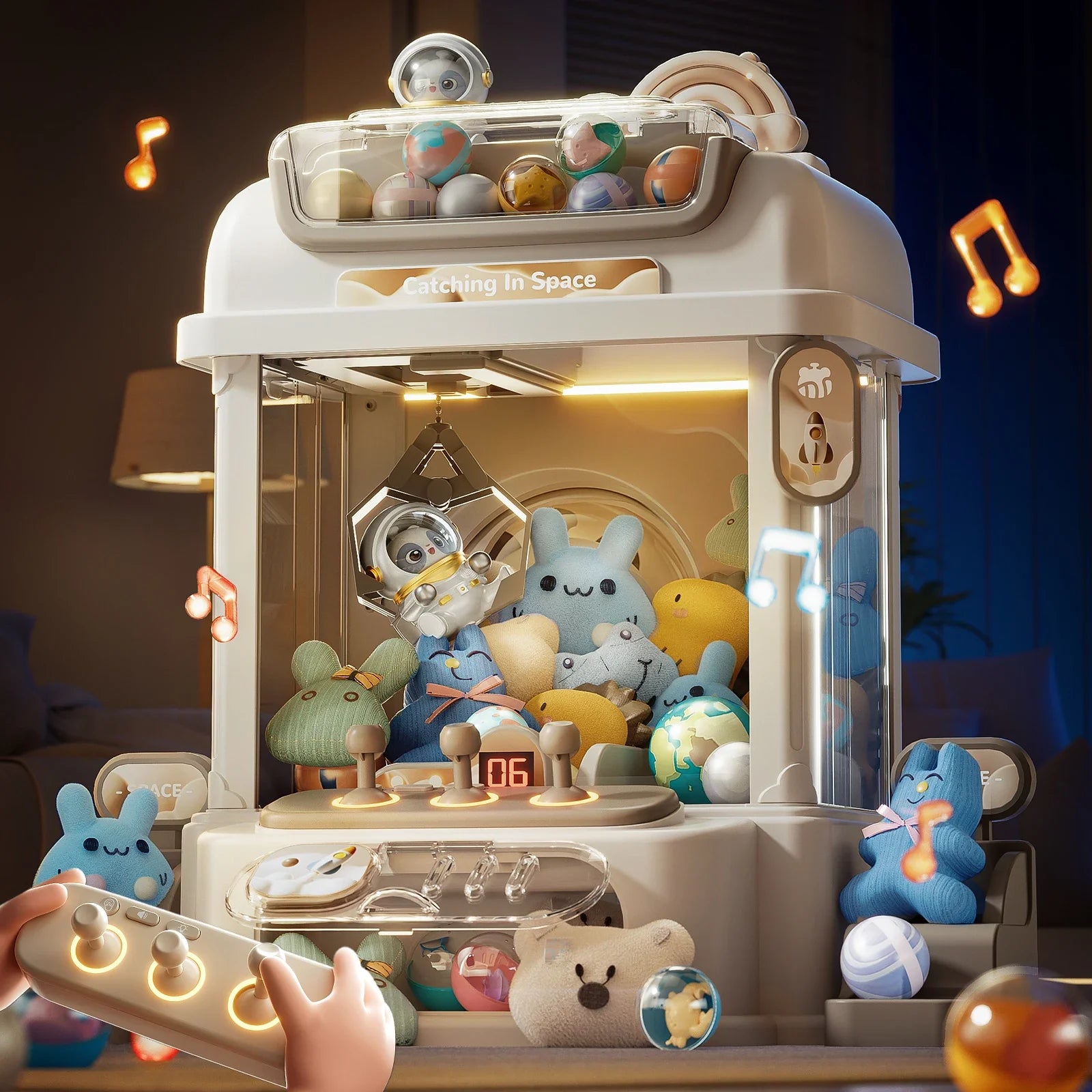 Space-Themed Claw Machine Toy – Fun Gifts for Boys & Girls