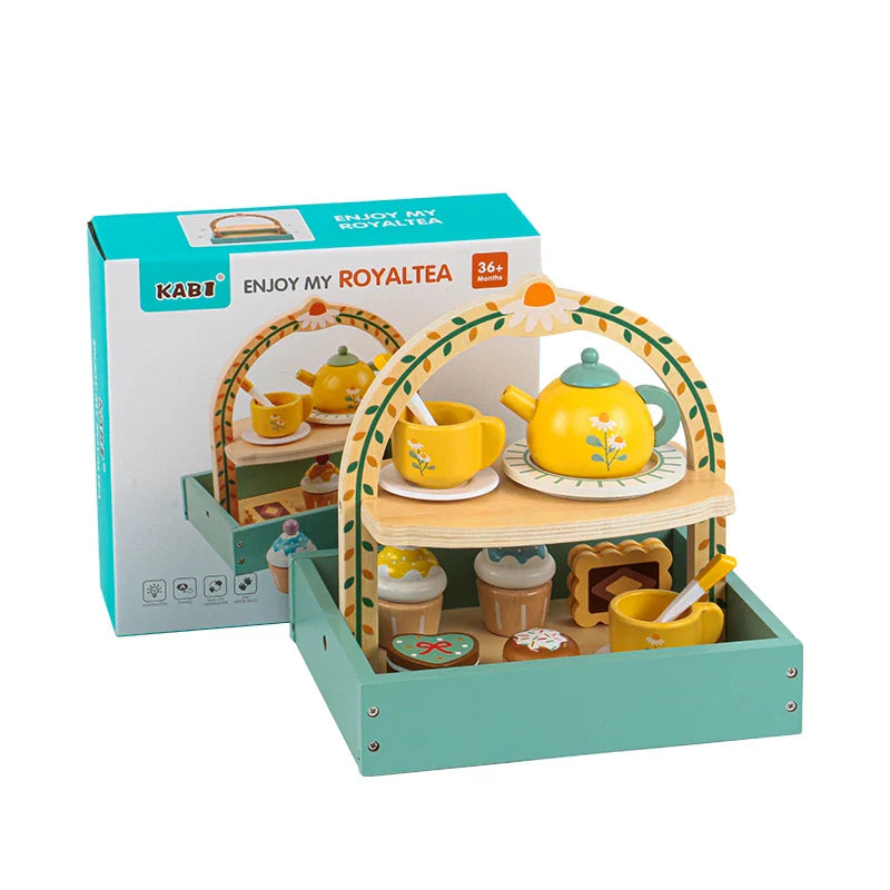 Kids Afternoon Tea Play Set – Pretend Play Kitchen Toy for Girls