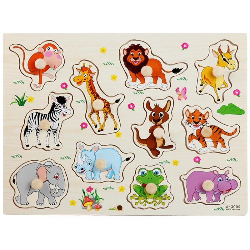 Wooden Puzzle – Educational Toy for Kids