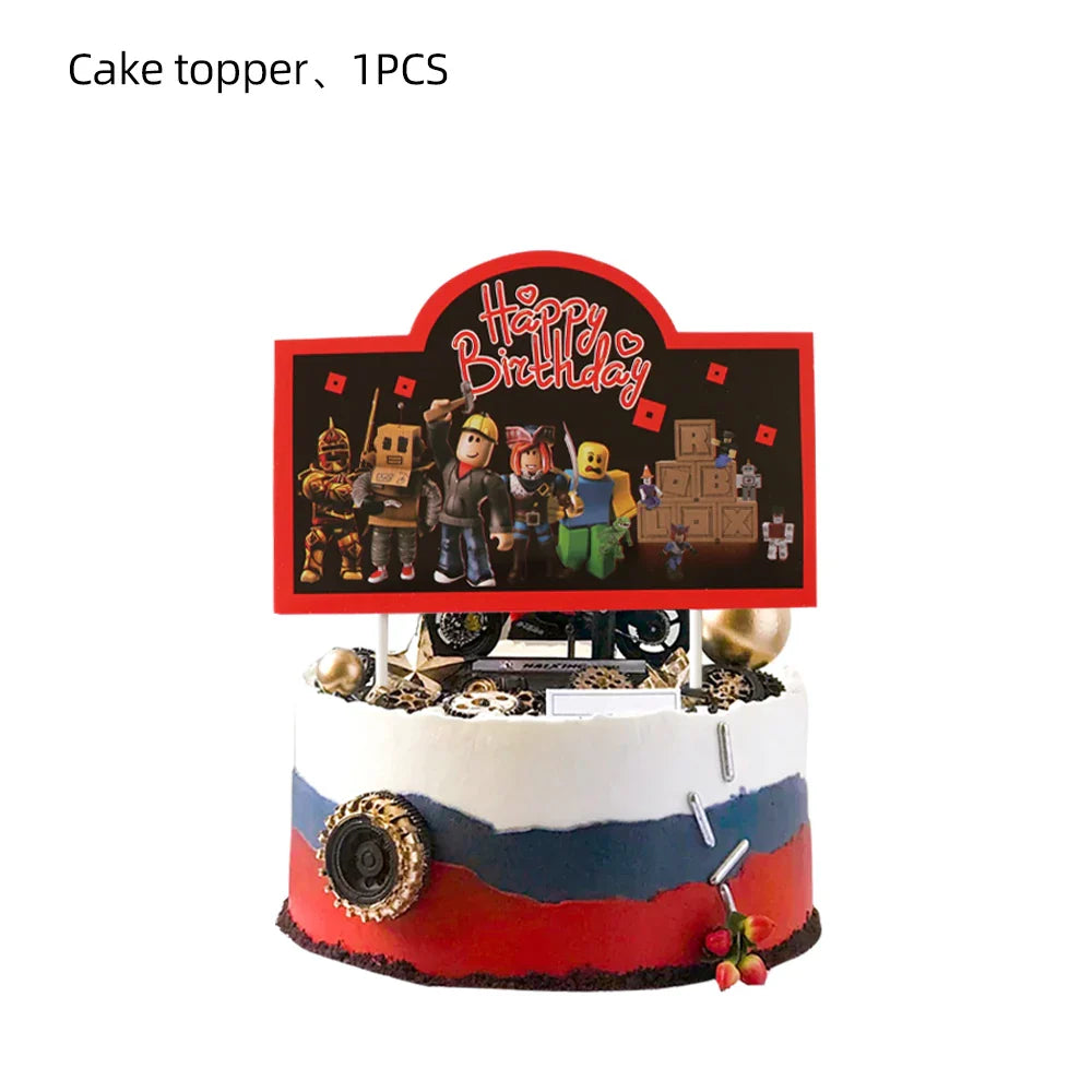 Roblox Birthday Party Decor Set