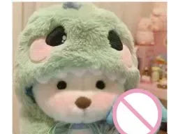 Teddy Bear Plush Doll with Changeable Clothes