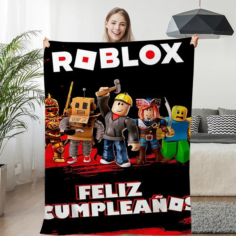 Roblox Game Winter Sofa Blanket